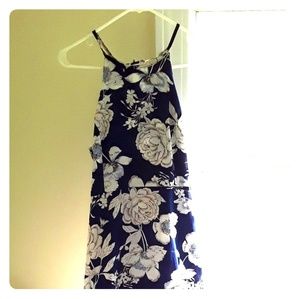 Floral print maxi dress